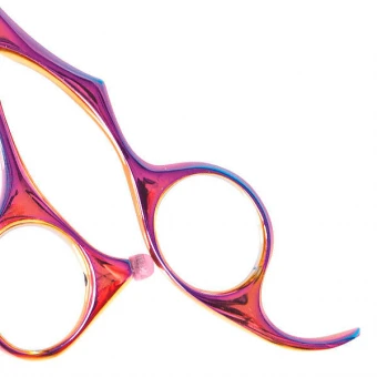 Olivia Garden SilkCut Rainbow Haarschere 5,75" – Bild 4