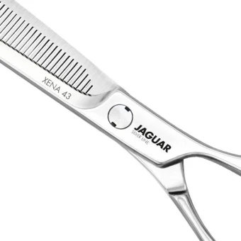 Jaguar Silver Line Effilierschere Xena 43 6" 43 Zähne Silber – Bild 2