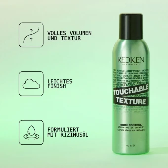 Redken Touchable Texture Leichter Halt 200 Ml – Bild 3