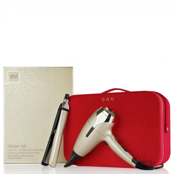 Ghd Grand-luxe Deluxe Set Champagner-gold – Bild 2