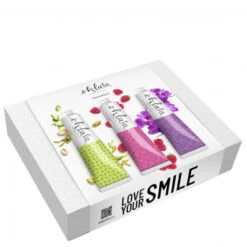 Ohlalá Prem. Set Toothpasta Rasperry, Pistachio & Violet Mint