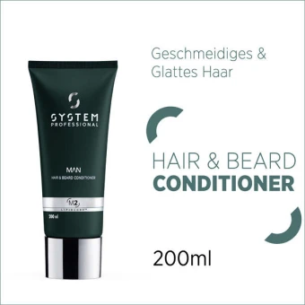System Professional LipidCode MAN M2 Hair & Beard Conditioner 200 Ml â Bild 2